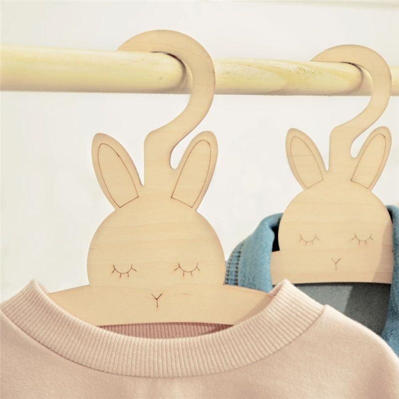 ABJI-20PCS Bonitos Percheros d - Baby Clothing Hanging Rack reseña y precio